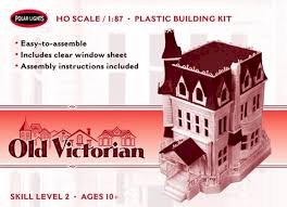 Polar Lights, Old Victorian House, Easy Assemble, 1:87