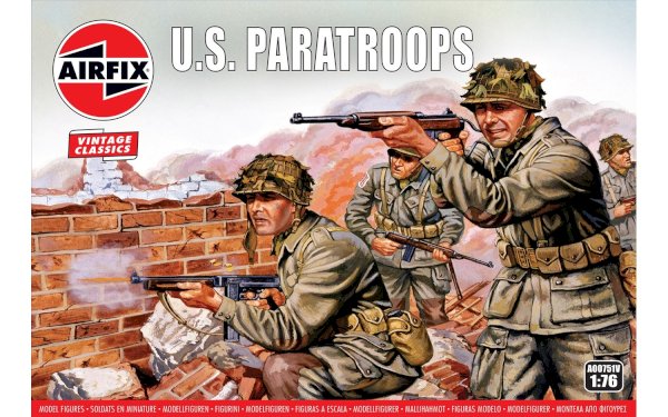 Airfix, WWII U.S. Paratroops, 1:76