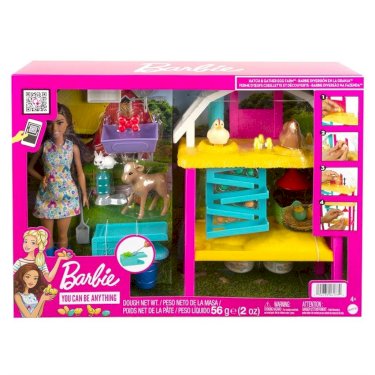 Barbie, lille landbrug m/ dukke