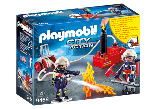 Playmobil City Action Brandmænd med vandpumpe