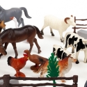 Animal Planet, bondegårdsdyr og tilbehør, 30 deler