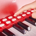 Hape, Learn with Lights Piano, rød