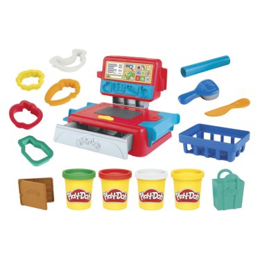 Play-Doh, kasseapparat m/ lyd og modellervoks