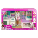 Barbie, lægeklinik m/ dukke og tilbehør