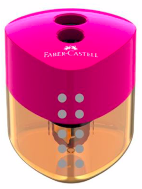 Faber-Castell Grip Auto, blyantspidser, dobbelt, 1 stk.