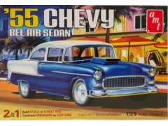 AMT, 1955 Chevy Bel Air Sedan, 1:25