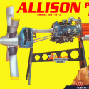 Atlantis, Allison Prop-Jet Engine 501-D13, 1:10