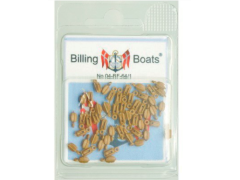 Billing Boats, plastblok, enkelt, 5 mm, 50 stk.