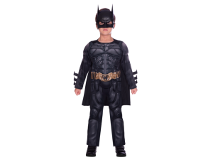 Batman, muskeltop m/ kappe og maske, 6-8 år