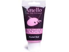 Artello Acrylic, 75 ml, Pastel Red