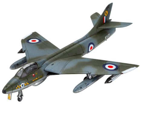 Revell, modelsæt, Hawker Hunter FGA.9, 1:144