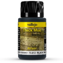 Vallejo Weathering, Black Thick Mud, 40 ml