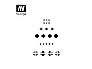 Vallejo, Stencil German WWII Tank Markings, 1:35