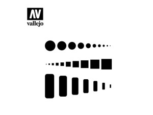 Vallejo, Stencil Access Trap Doors, 1:32, 1:48 og 1:72