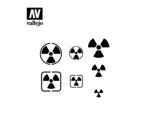 Vallejo, Stencil Radioactivity Signs