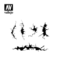 Vallejo, Stencil Cracked Wall, 1:35