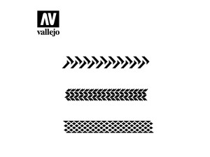 Vallejo, Stencil Tyre Markings, 1:35