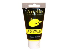 Artello Acrylic, 75 ml, Neon Yellow
